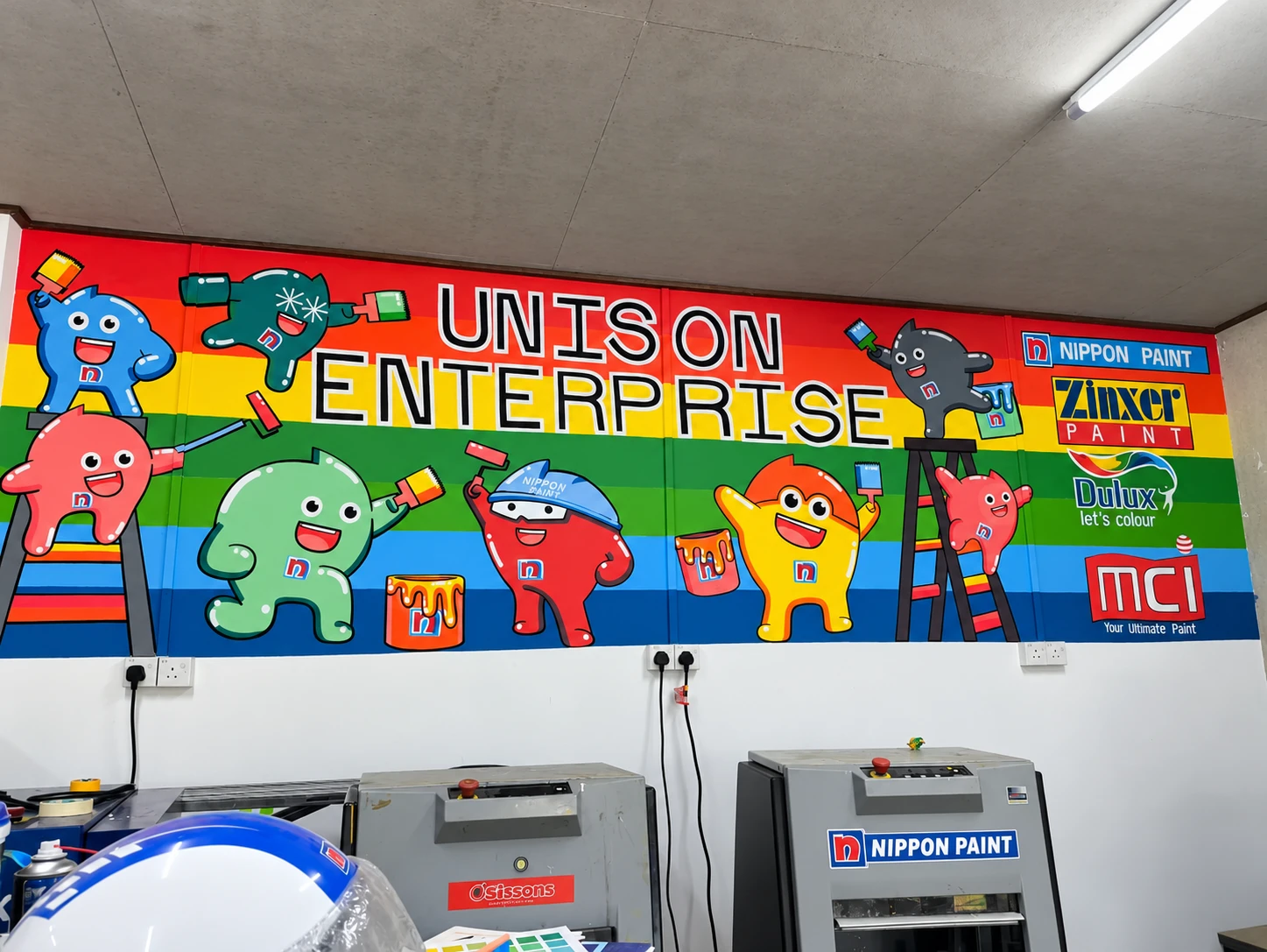 Unison Enterprise — mural siap